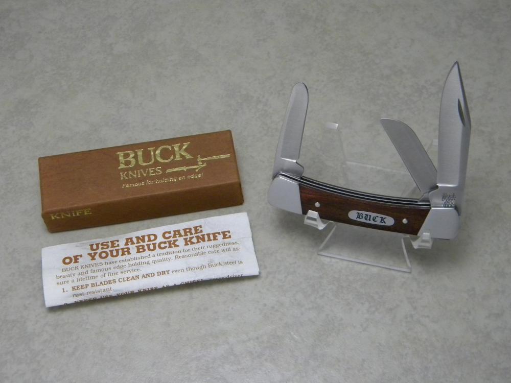 Buck USA Model 703 Wood Colt Stockman Knife in Box Pre1986