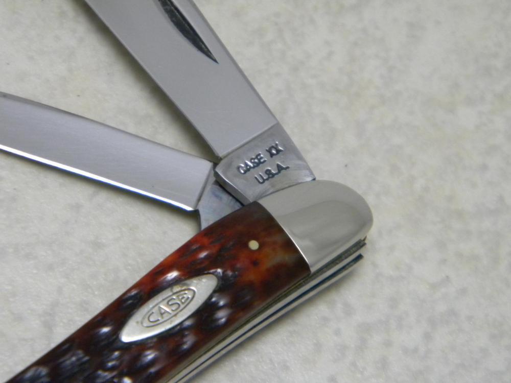 Case XX USA 1965-69 Bone 62087 Serpentine Jack Knife
