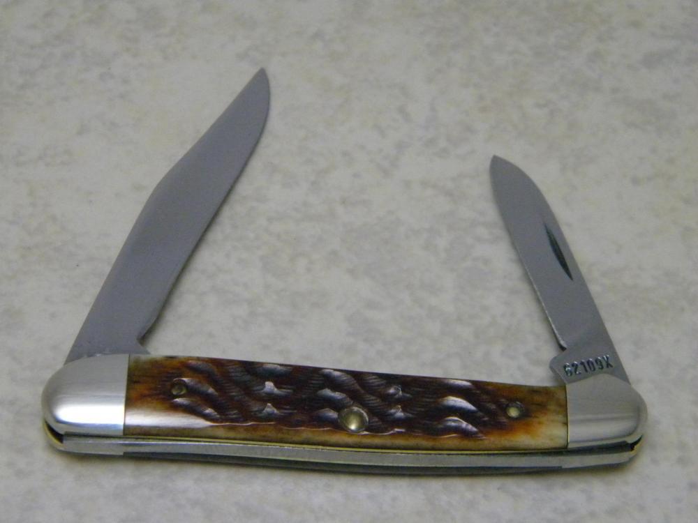 Case XX USA 6 Dot (1984) Bone 62109X Carbon Steel New Grind