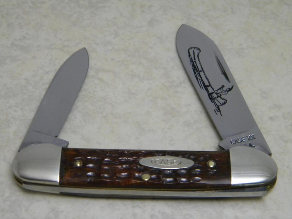 Case XX USA 4 Dot (1976) Bone 62131 Canoe Knife