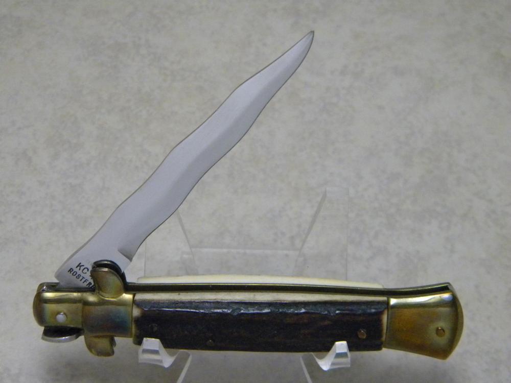 Kissing Crane Germany KC47 Stag Kriss Blade Lockback