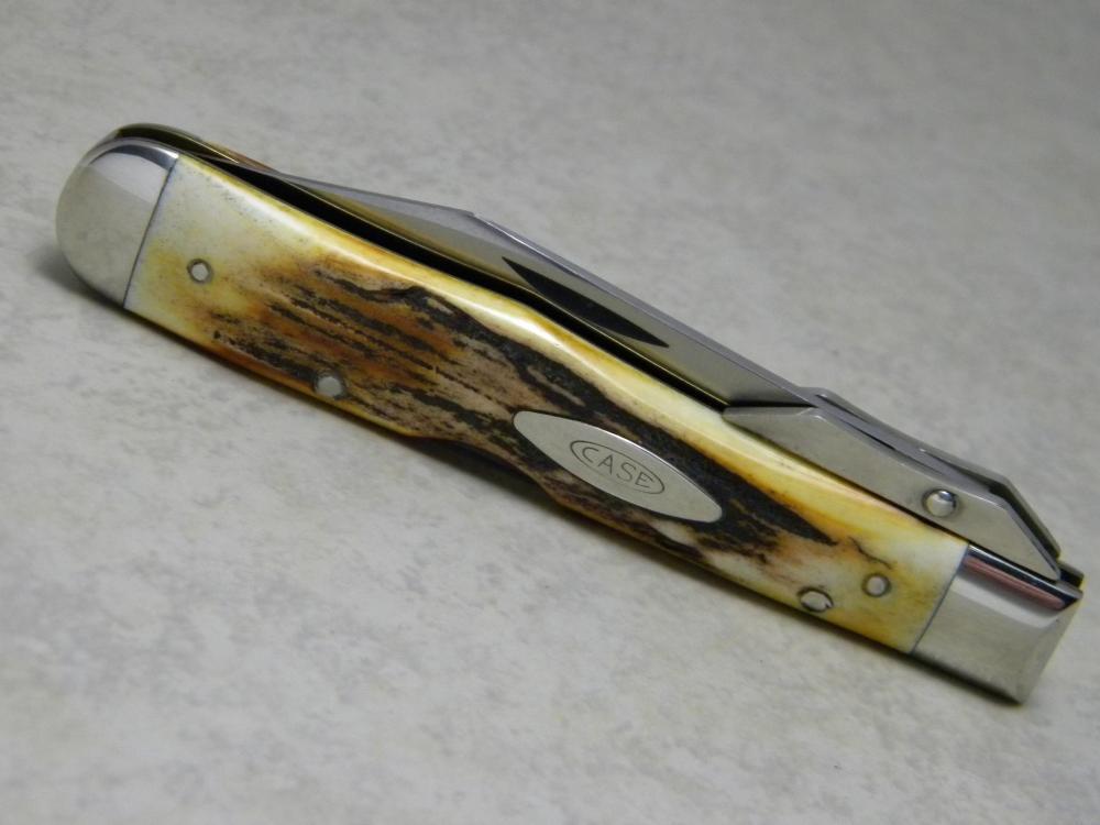 Case XX Stainless USA 4 Dot (1976) Stag 5111 1/2 L SSP Razor
