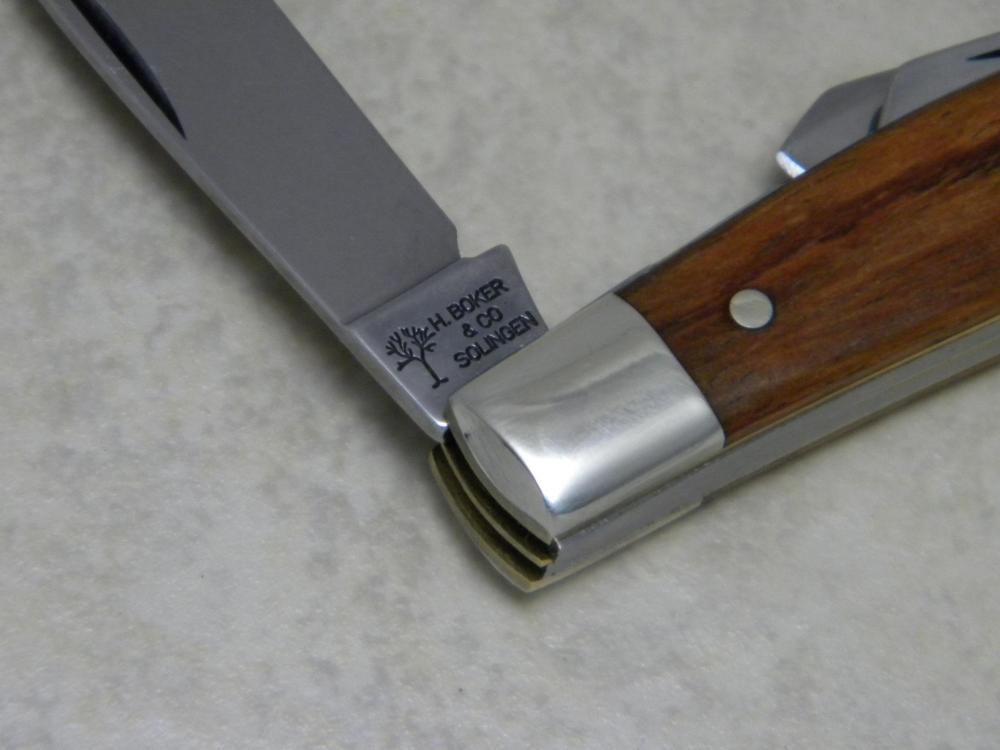 Boker Solingen Germany Tree Brand Classic Wood 4 Blade