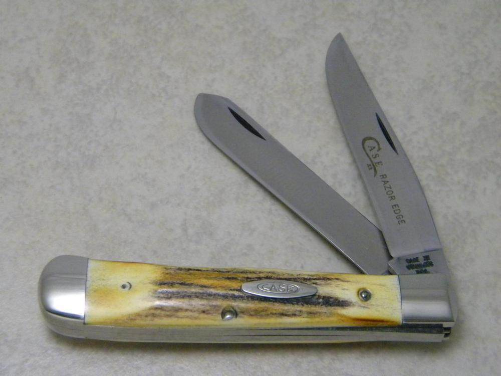 Case XX Stainless USA 4 Dot (1976) Stag 5254 SSP Razor Edge