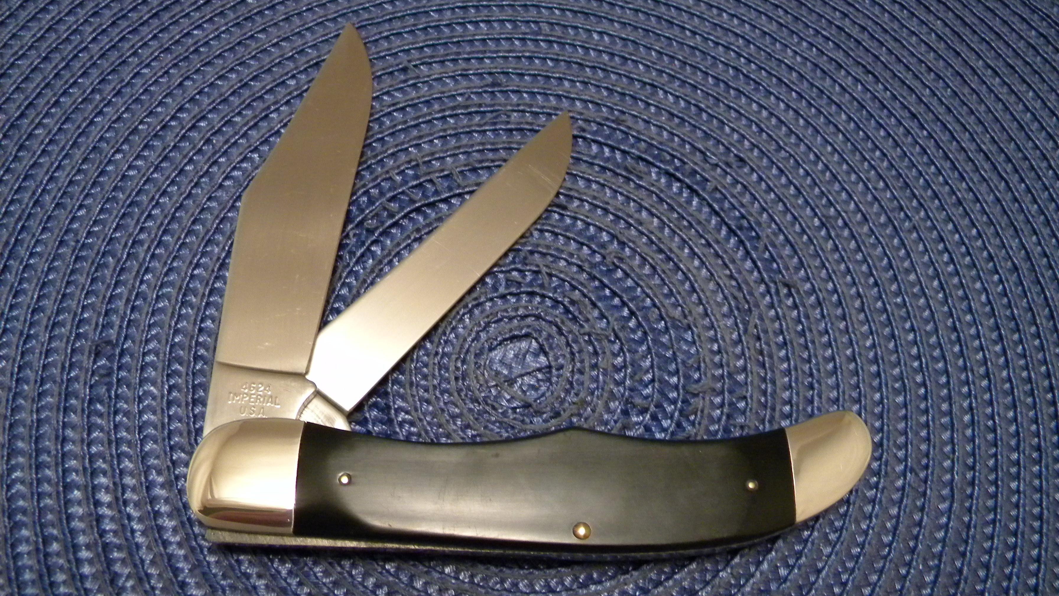 Frontier Imperial USA 4624 Black Folding Hunter Knife