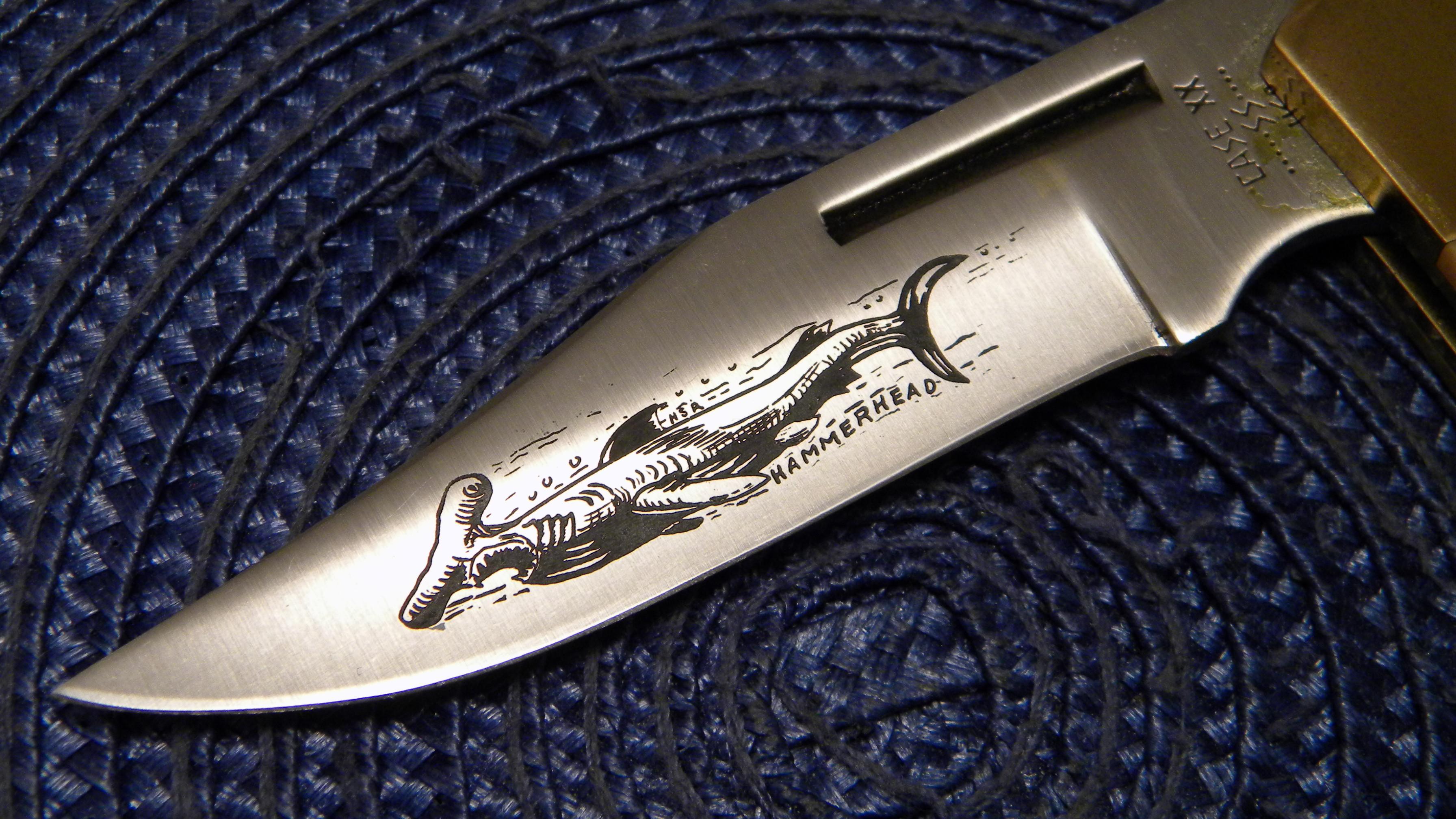 Case XX SS USA 9 Dot (1981) Stag 5159LSSP Hammerhead Lockback Knife