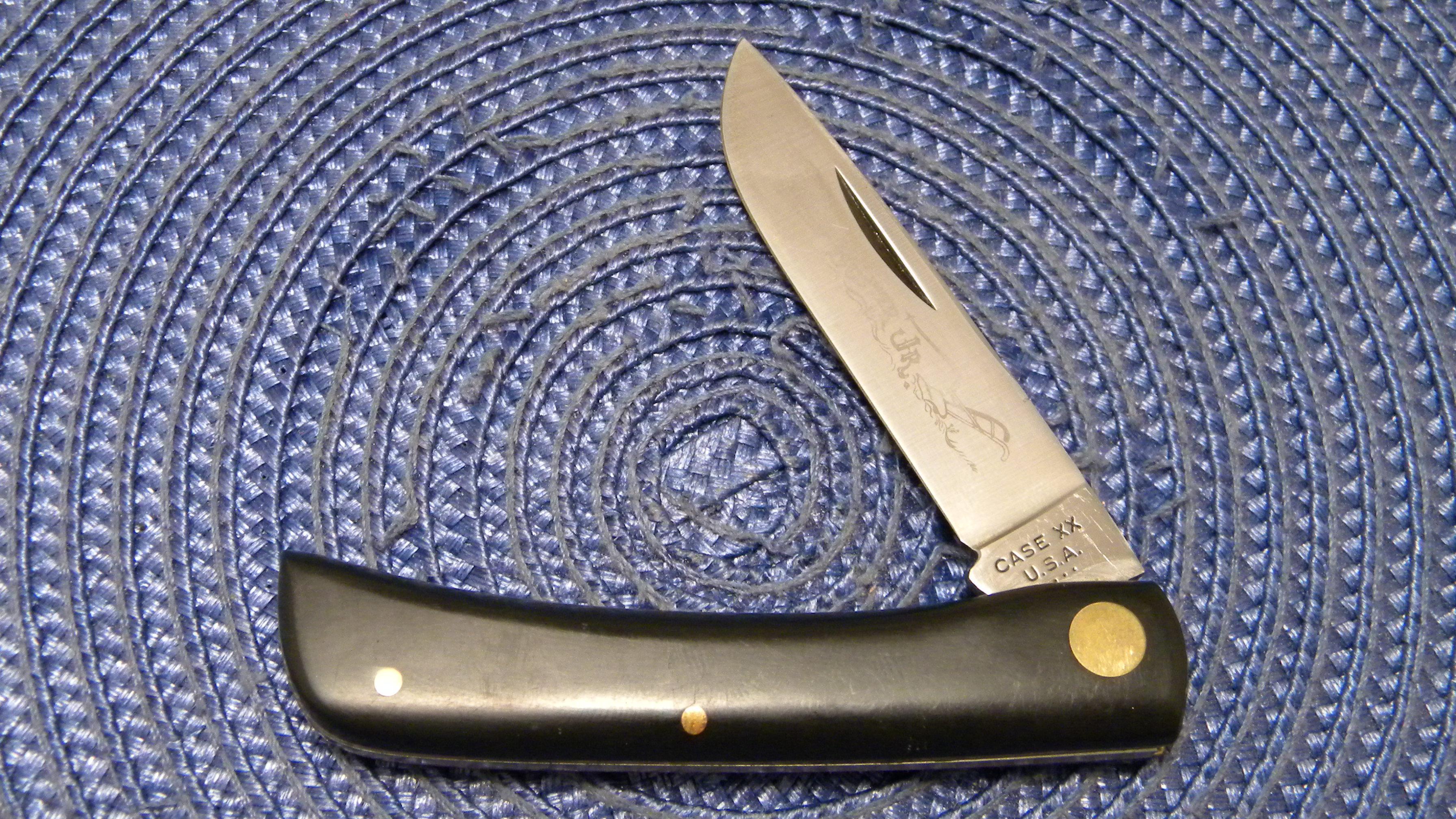 Case XX USA 3 Dot (1977) Black 2137 Carbon Steel Sodbuster