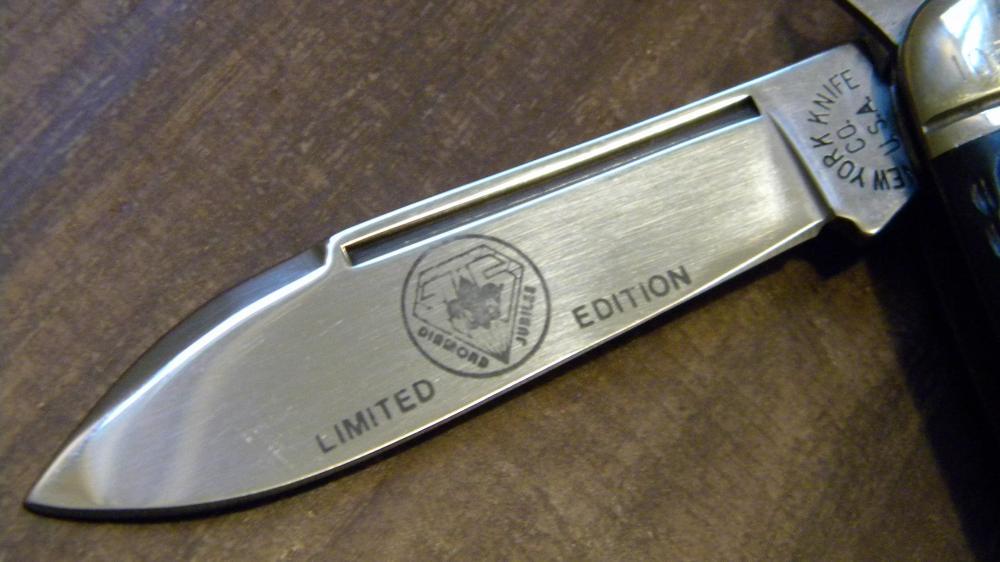 New York Knife Co. USA (Schrade) Diamond Jubilee 75th Anniversary 1910