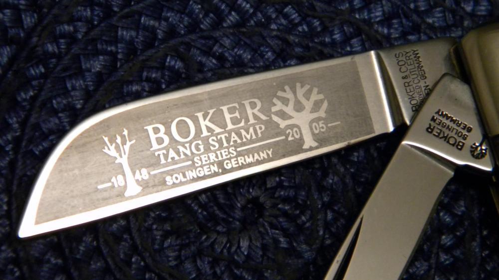 Boker Solingen Germany Tang Stamp Series 18482005 Bone Congress Knife