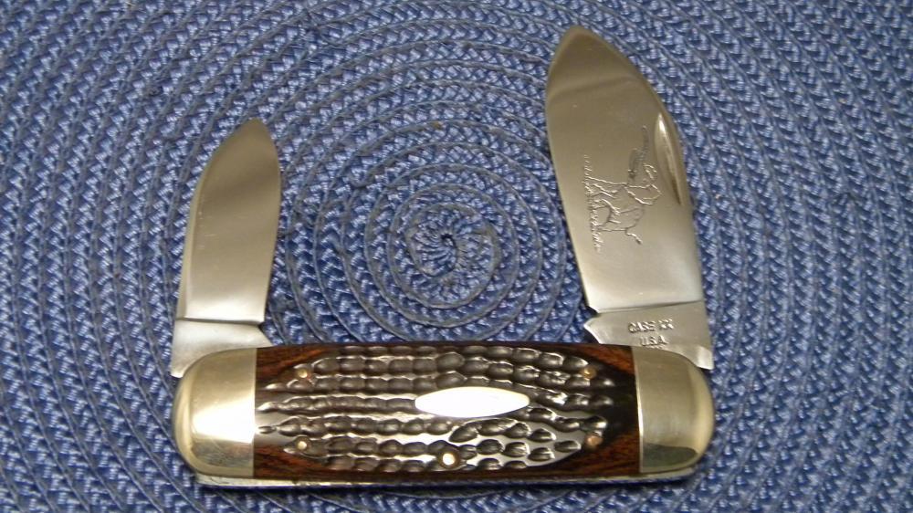 Case XX USA 4 Dot (1976) Wood 6250 Elephant Toe Knife