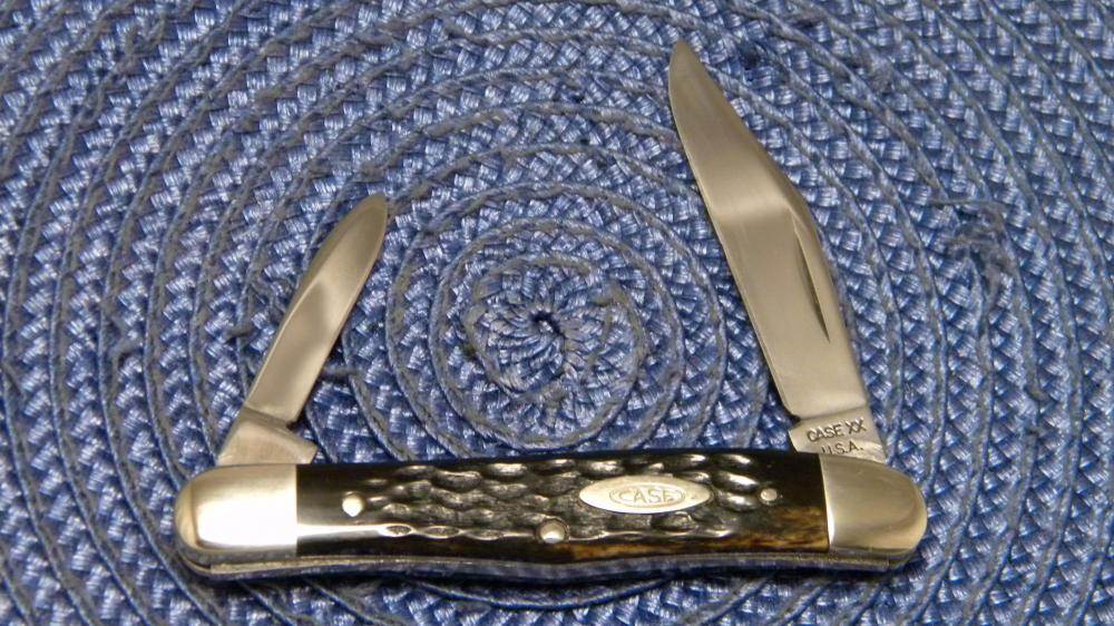Case XX USA 3 Dot (1977) Bone 6208 Half Whittler Knife