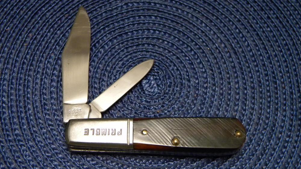 John Primble Belknap Hdw. & Mfg. Co. Saw Cut Bone 5922 Barlow Knife