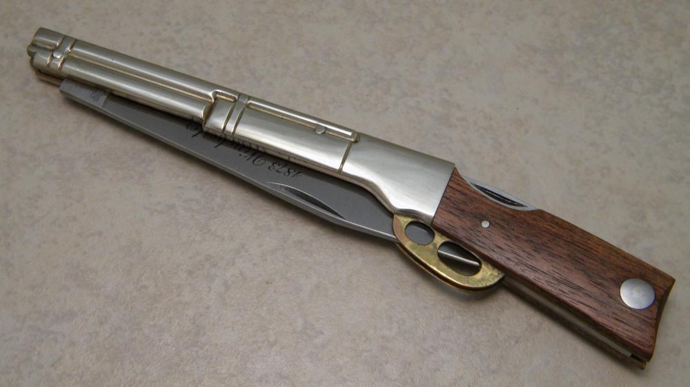 Ｎげージフルセット Parker Cut Co Surgical Steel Japan Wood 1873 Winchester Rifle