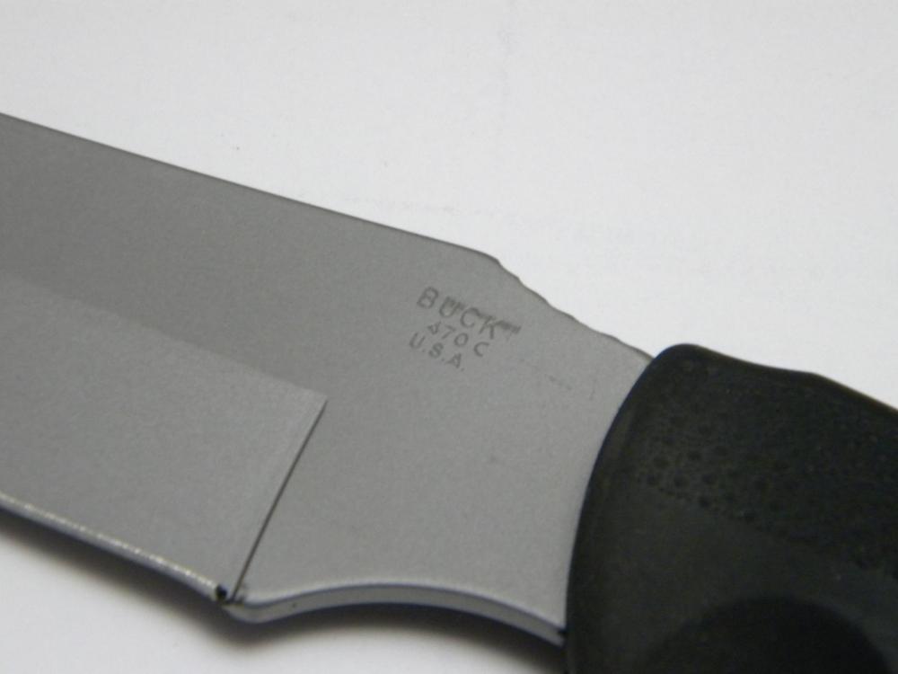 Buck 470 USA Black Mentor Fixed Blade Sheath Knife in Box c.1995