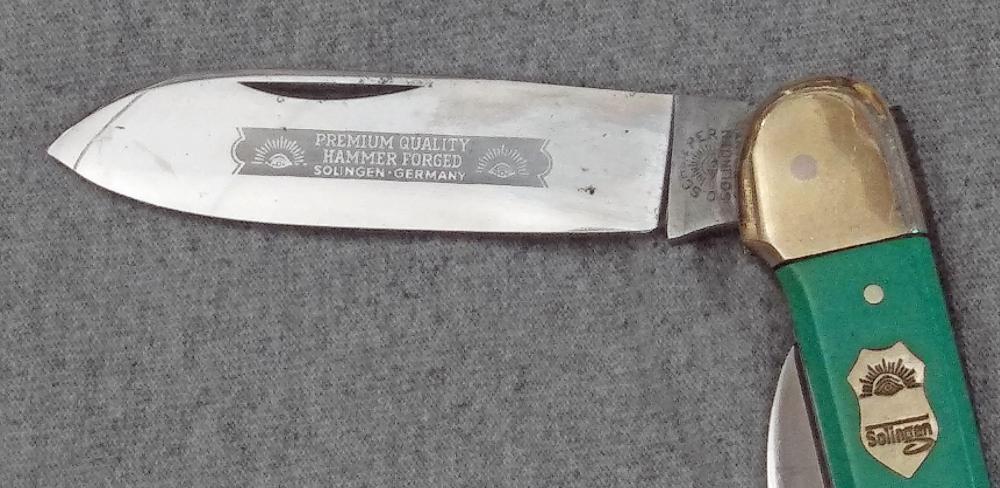 carl schlieper knife with fishing hook CARL SCHLIEPER German Eye Brand Canoe
