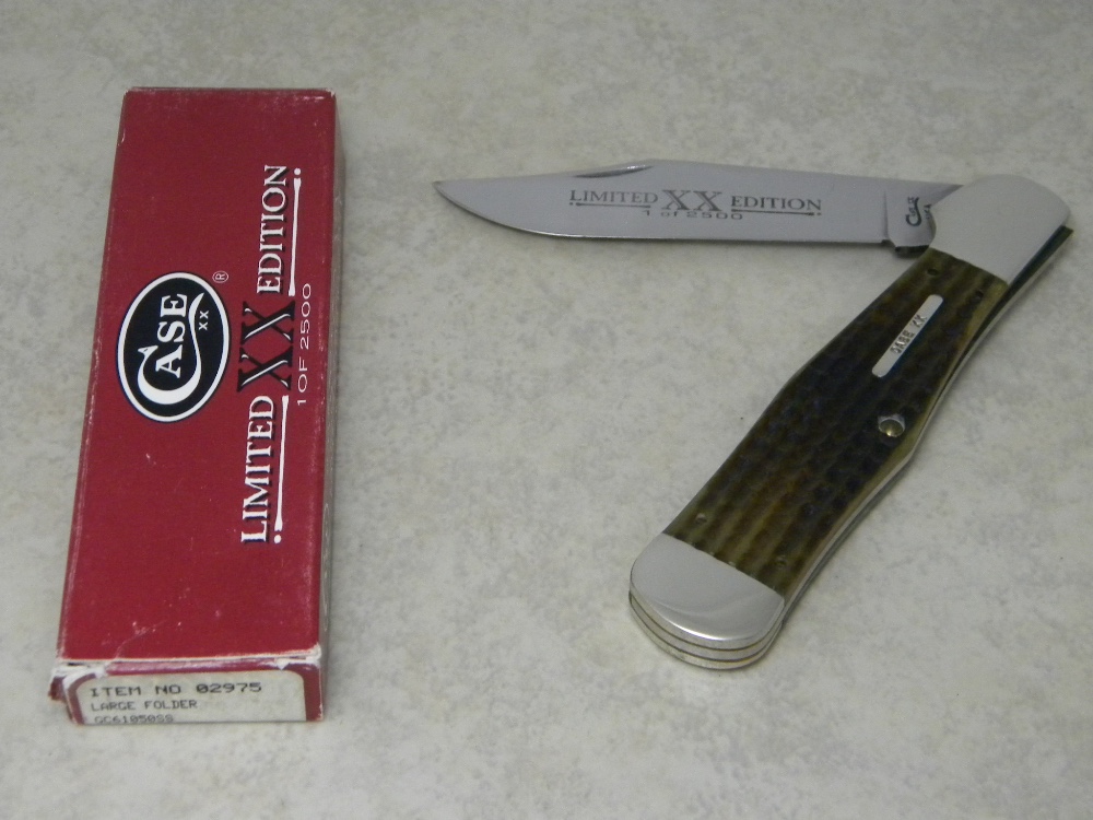 Case XX USA 4 Dot (1996) Green Bone C61050 SS Limited Edition Coke Bottle Knife in Box