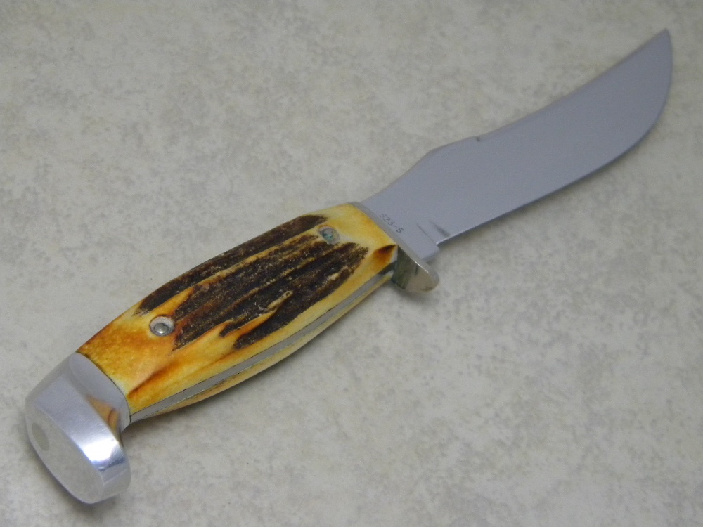 Case XX USA 196569 Genuine Stag 5235 Hunter Fixed Blade Sheath Knife