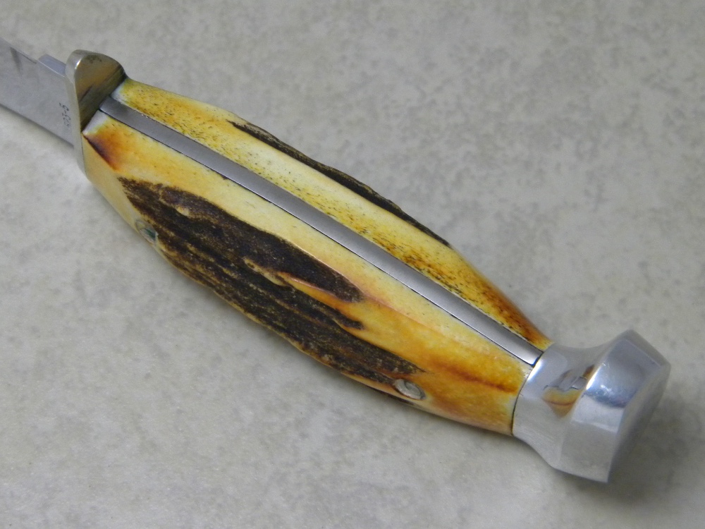 Case XX USA 1965-69 Genuine Stag 523-5 Hunter Fixed Blade