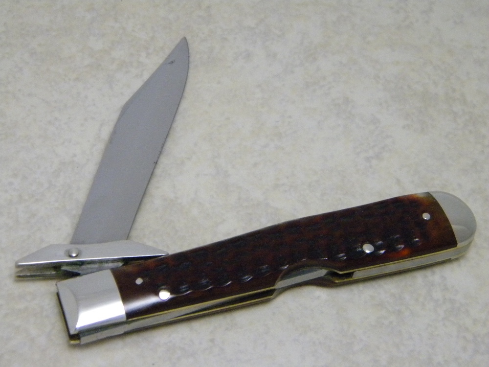 Case XX USA 10 Dot (1970) Pretty Bone 6111 1/2 Swing Guard