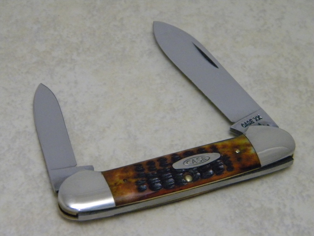 Case XX USA 9 Dot (1971) Pretty Bone 62131 Canoe Knife