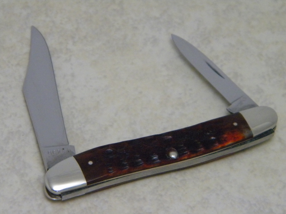 アメリカン・BP.JOHNブックケース-1966 Case XX USA 1965-69 Pretty Bone 06244 Pen Knife