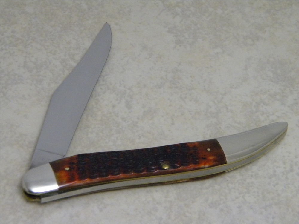Case XX USA 10 Dot (1970) Pretty Bone 61093 Large Toothpick Knife