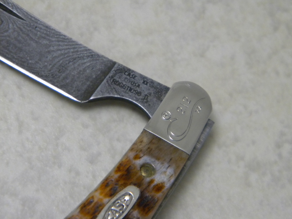 Case XX USA 1 Dot (1989) ROG611098 D Rogers Bone Damascus
