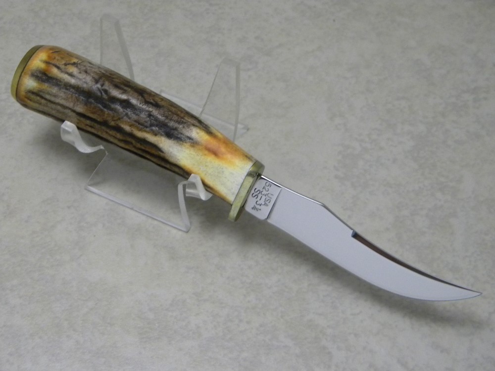 Case XX USA 2007 SS Genuine Stag 523-3 1/ 4 Deer Hunter Fixed