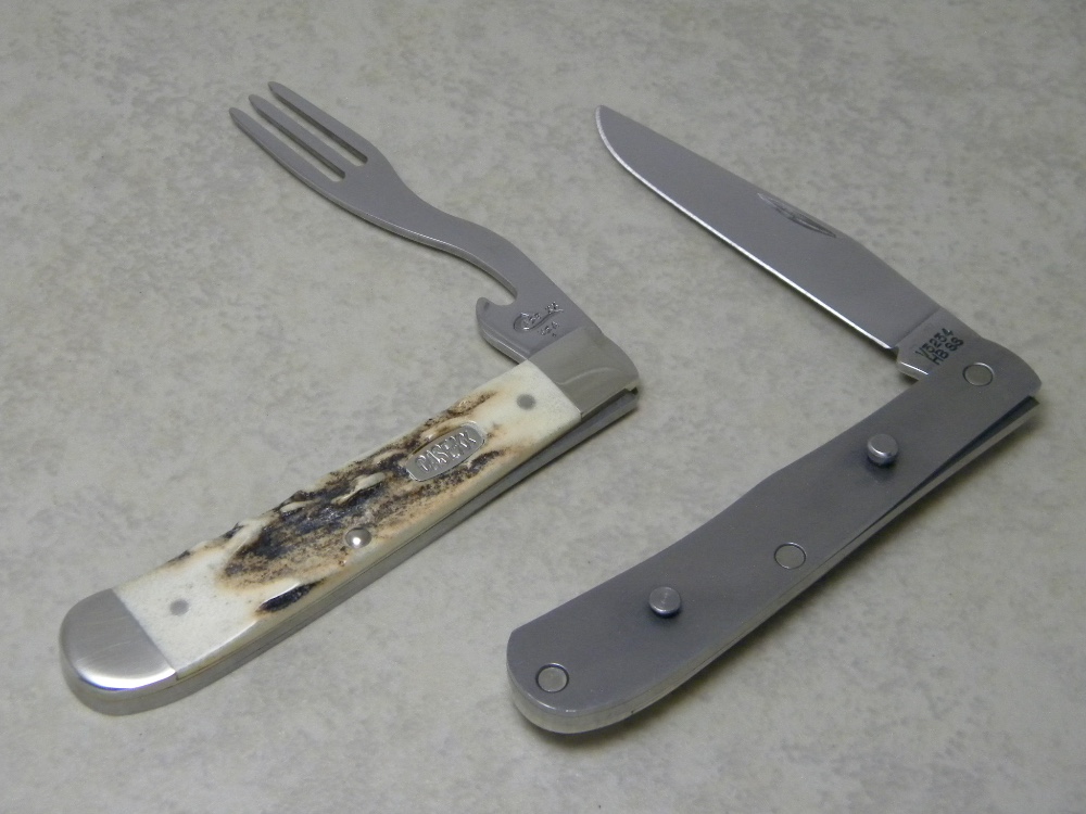 Case XX USA 1 Dot (1999) Vintage Stag V5254 HB SS Take Apart Hobo Trapper Knife