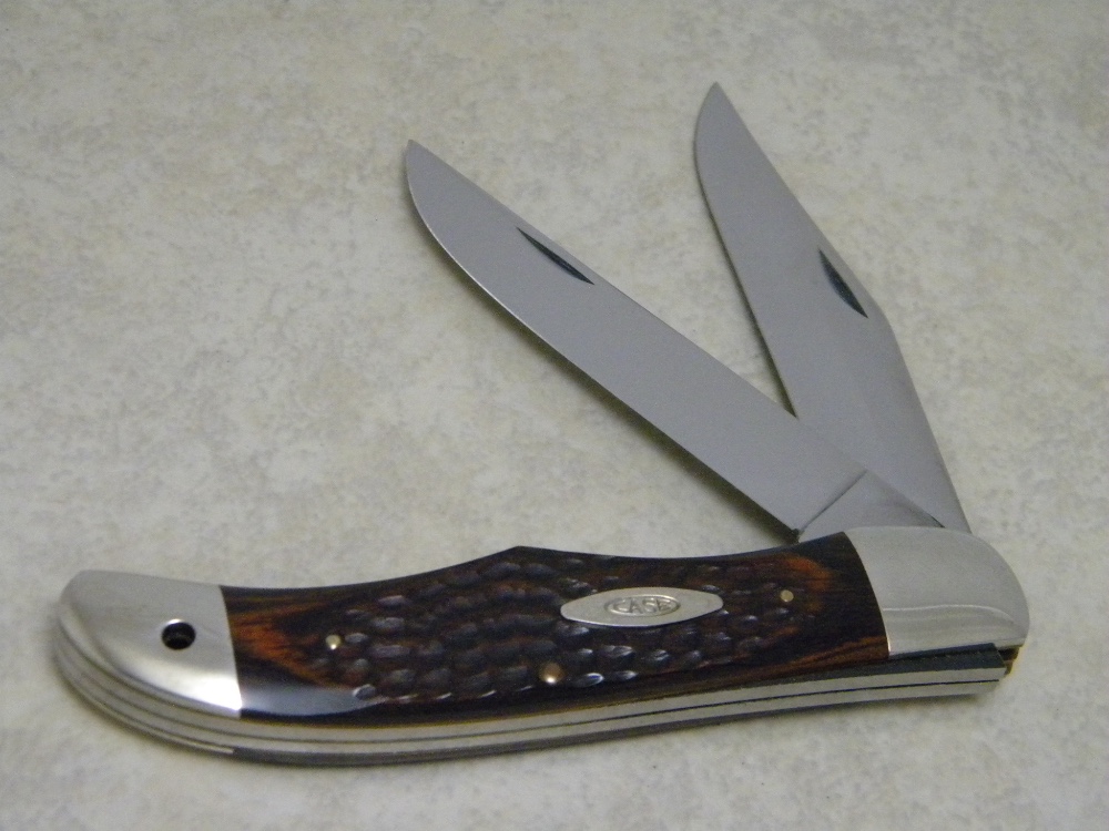 Case XX USA 10 Dot (1970) Wood 6265 SAB Folding Hunter Knife