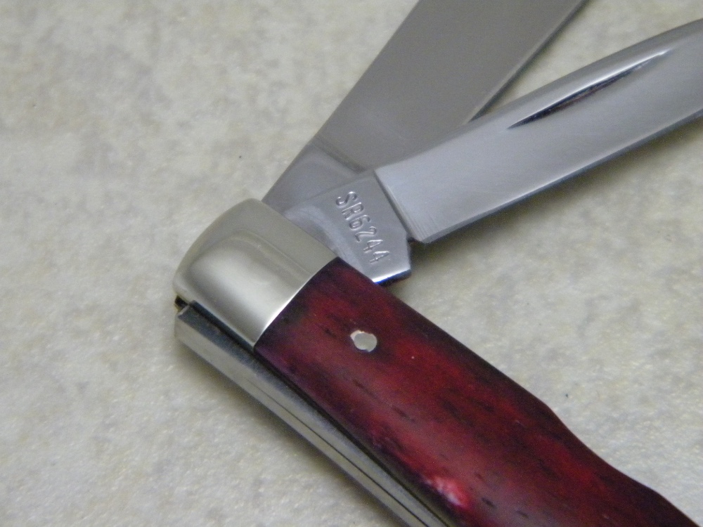 Case XX USA 10 Dot (1980) Smooth Red Appaloosa Bone SR6244 2