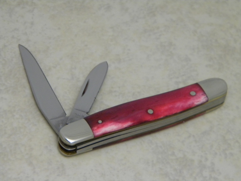 Case XX USA 1 Dot (1979) Smooth Red Appaloosa Bone SR62027