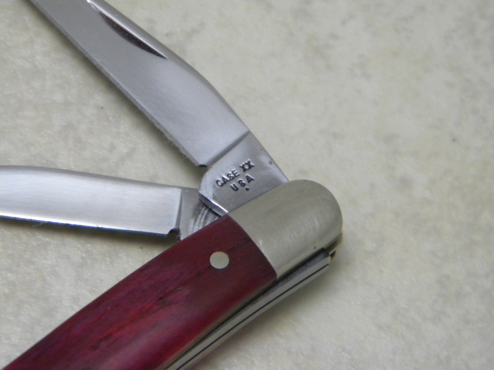 VTG CASE XX Folding Knife 2 Blade A62033 8 dot USA BONE 1972