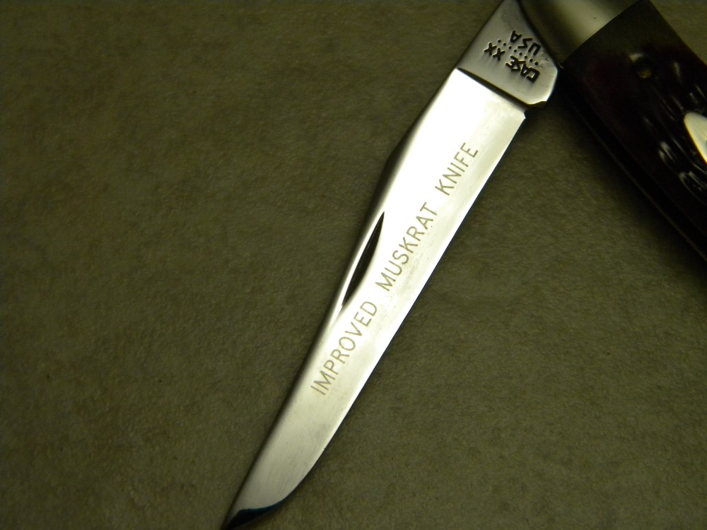 Case XX USA 8 Dot Hawbaker's Special "R" Improved Muskrat Knife