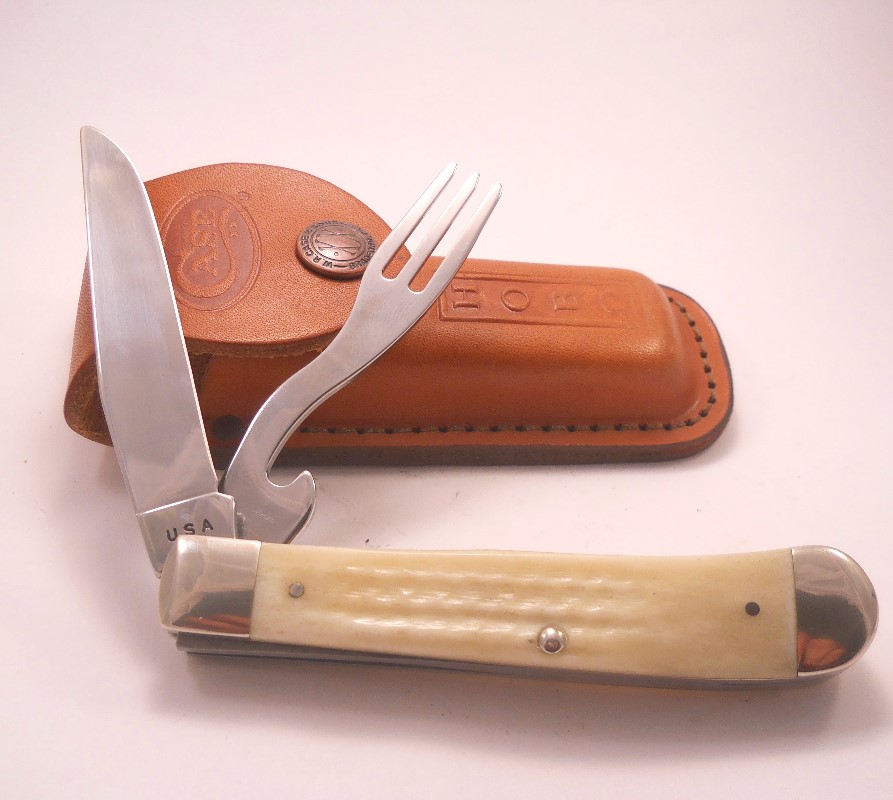 Case 6254 HB SS Hobo Knife White Bone Odd