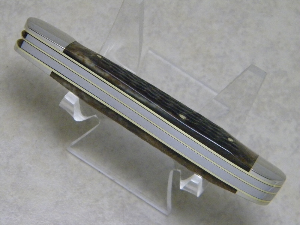 Case Tear Drop Knife, Dark Red Bone CV, CA-6998