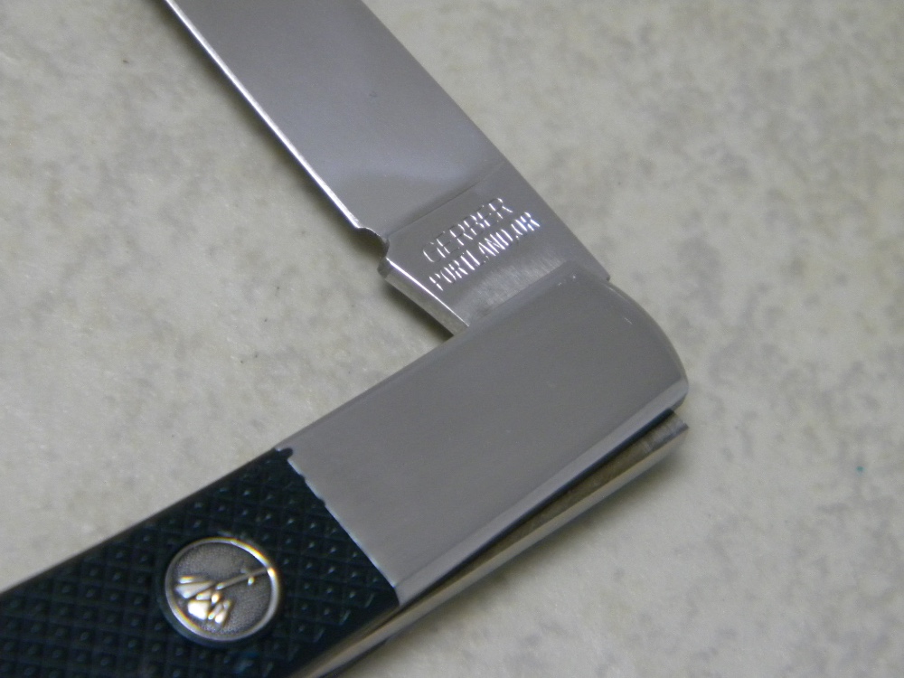 Gerber Portland Oregon Silver Knight by Sakai Japan Checkered