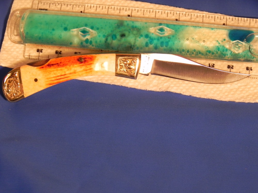 Parker (Japan) IMAI K542 Lockback Pocket/Hunting Knife w/ a Bald Eagle