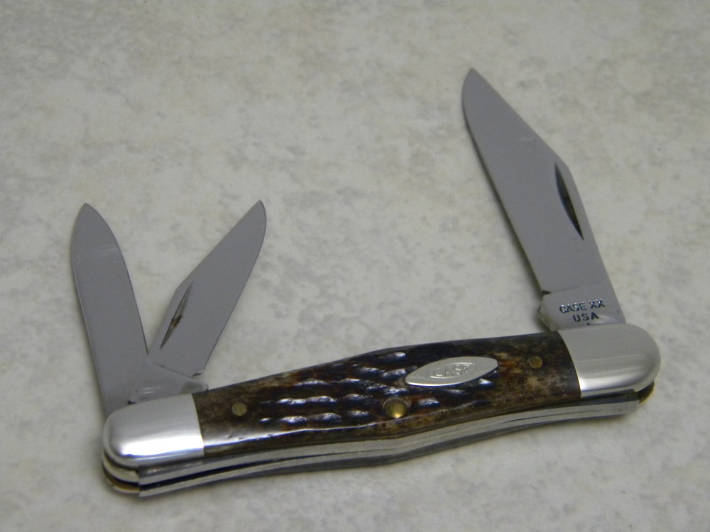 Case XX USA 1 Dot (1979) Pretty Bone 6383 Whittler Knife