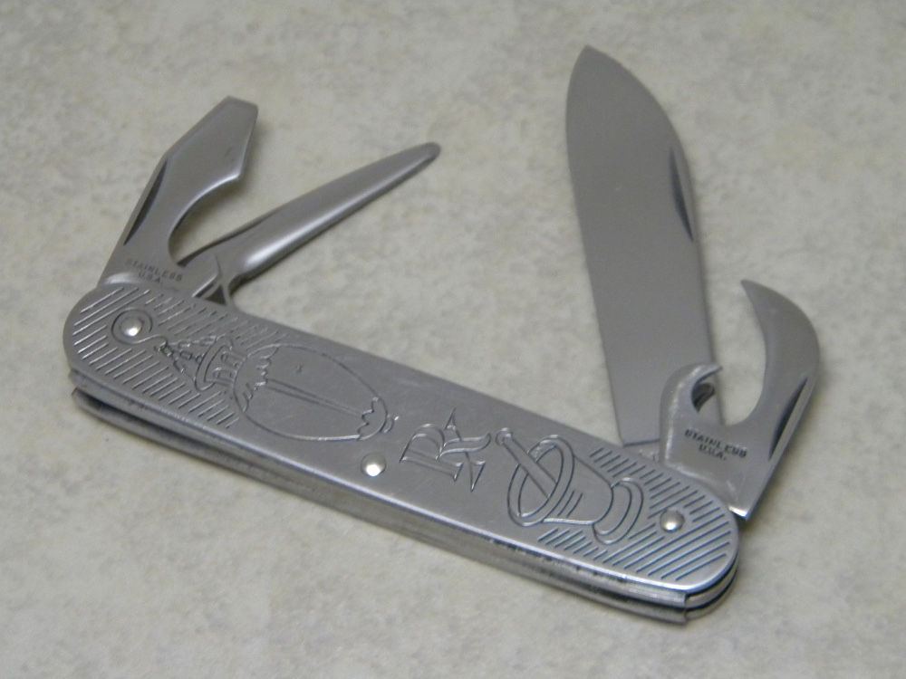 Imperial Large Trapper Cracked Ice IMP13L coltello da tasca slipjoint
