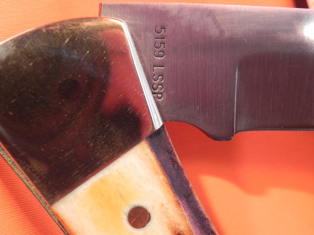 1980 Case xx Hammerhead Shark Folding Hunter Knife w Sheath