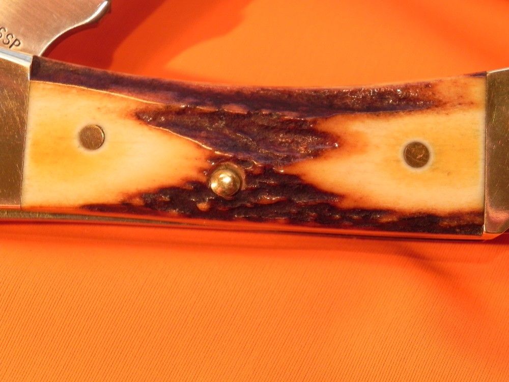 1980 Case xx Hammerhead Shark Folding Hunter Knife w Sheath