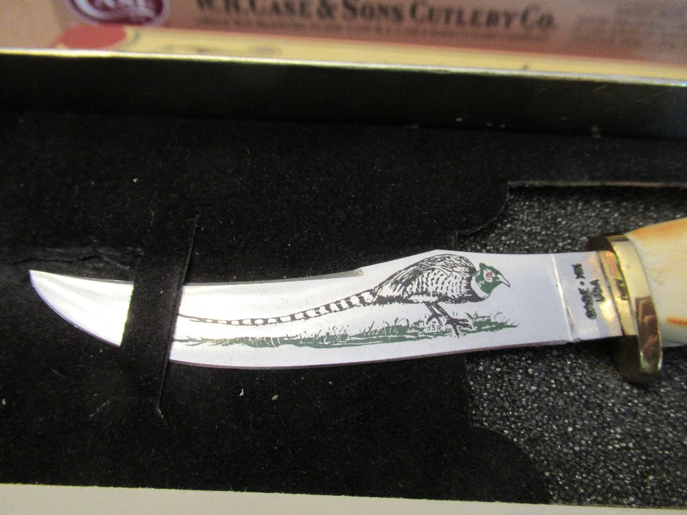 保障できる 1979 Case XX Small Game Knife Pattern # 523-3 1/4 SSP ハンティングナイフ、狩猟刀