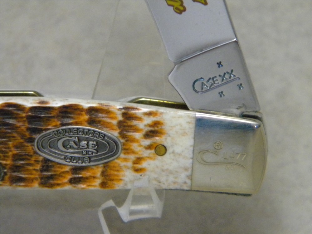 Case XX Honey Brown Bone 2007 Case Collector's Club 6275 SS