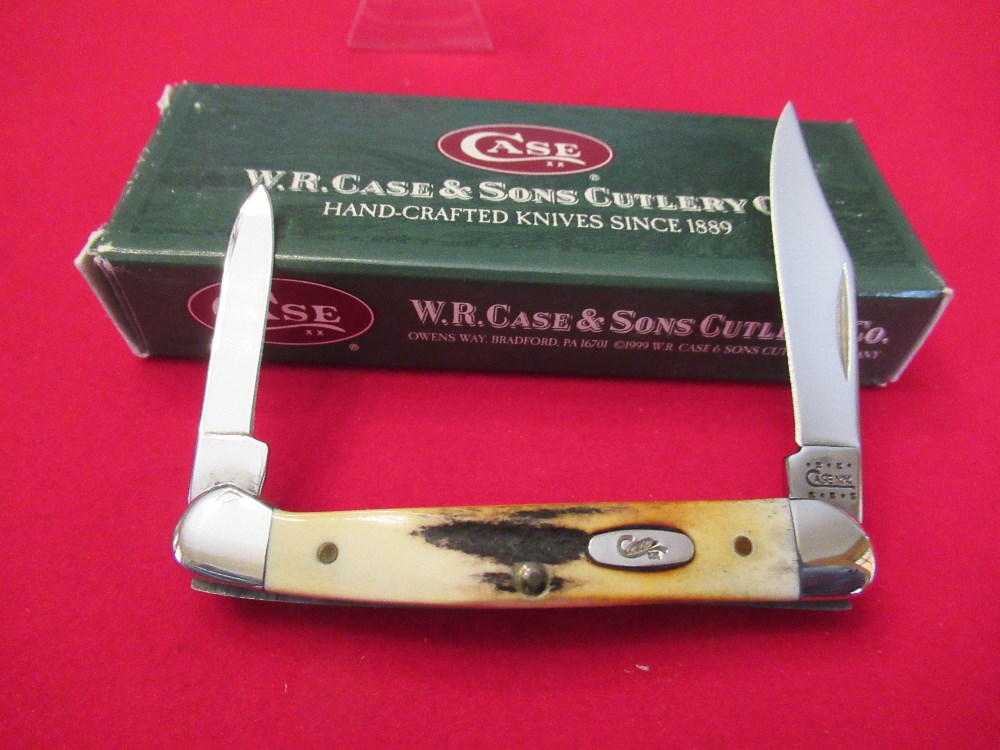 Case XX Mini Copperhead Stag handle Pattern # 52109 X SS