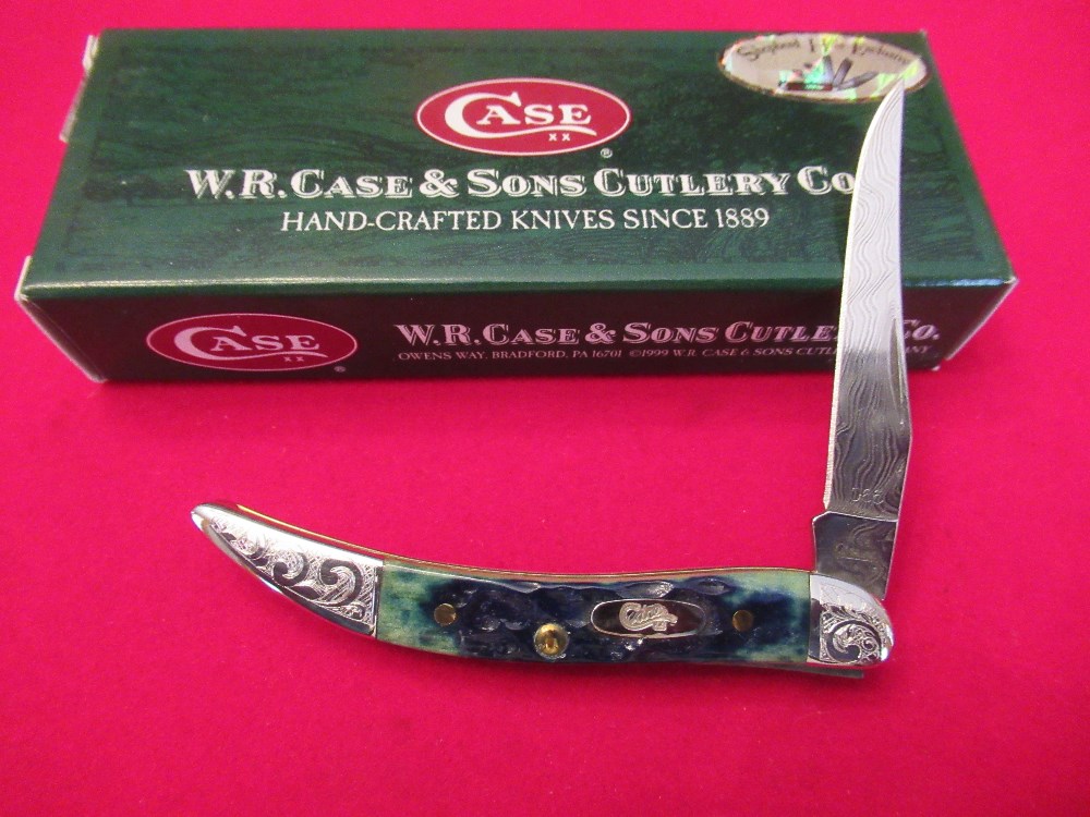 Case XX Tiny Toothpick Damascus Blade Pattern 610096 DAM