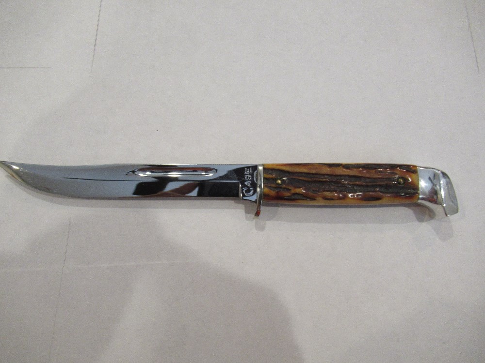 CASE XX Stag Handle Fixed Blade Early 5165