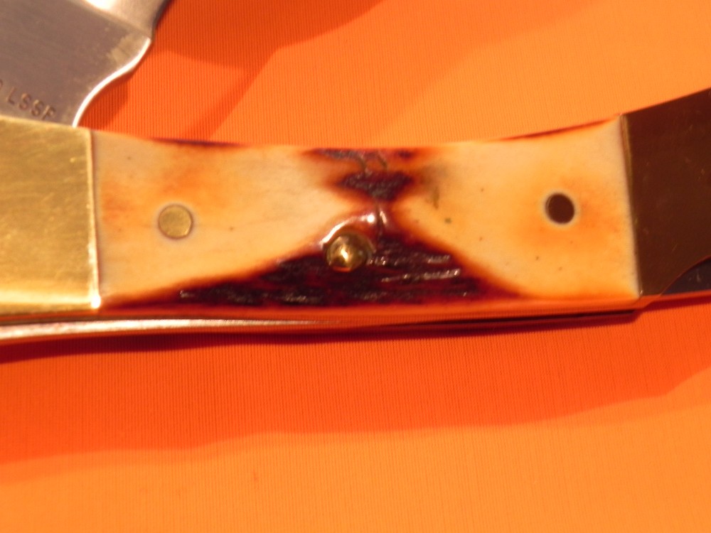 1981 Case xx Hammerhead Shark Folding Hunter Knife w Sheath