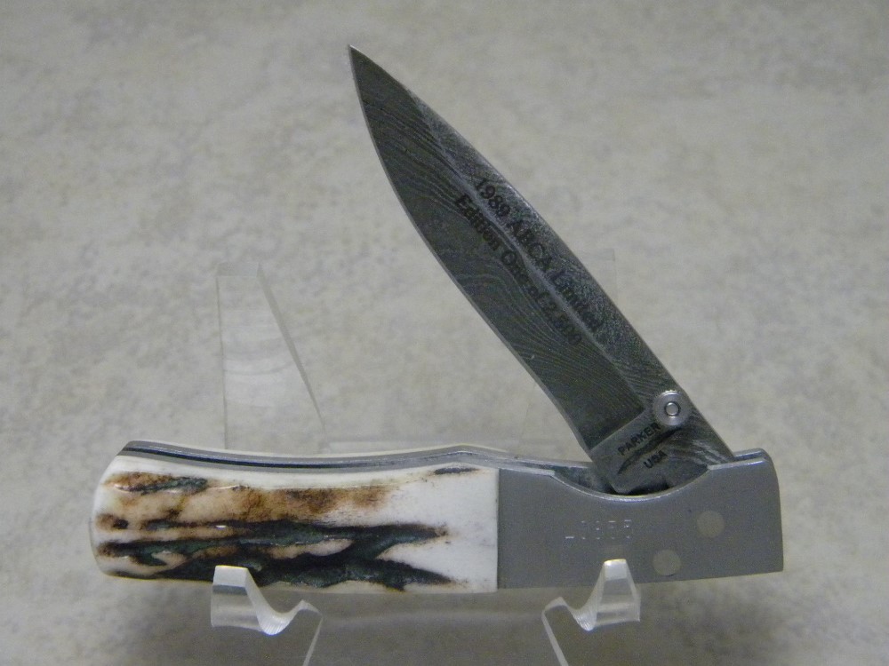 Parker USA Stag Damascus 1989 ABCA Lmtd. Edition One of 2500 Parker USA Stag Damascus 1989 ABCA Lmtd. Edition One of 2500