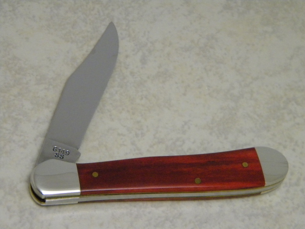 Case XX USA 4 Dot (1996) Red Bone 6149 Copperhead Knife